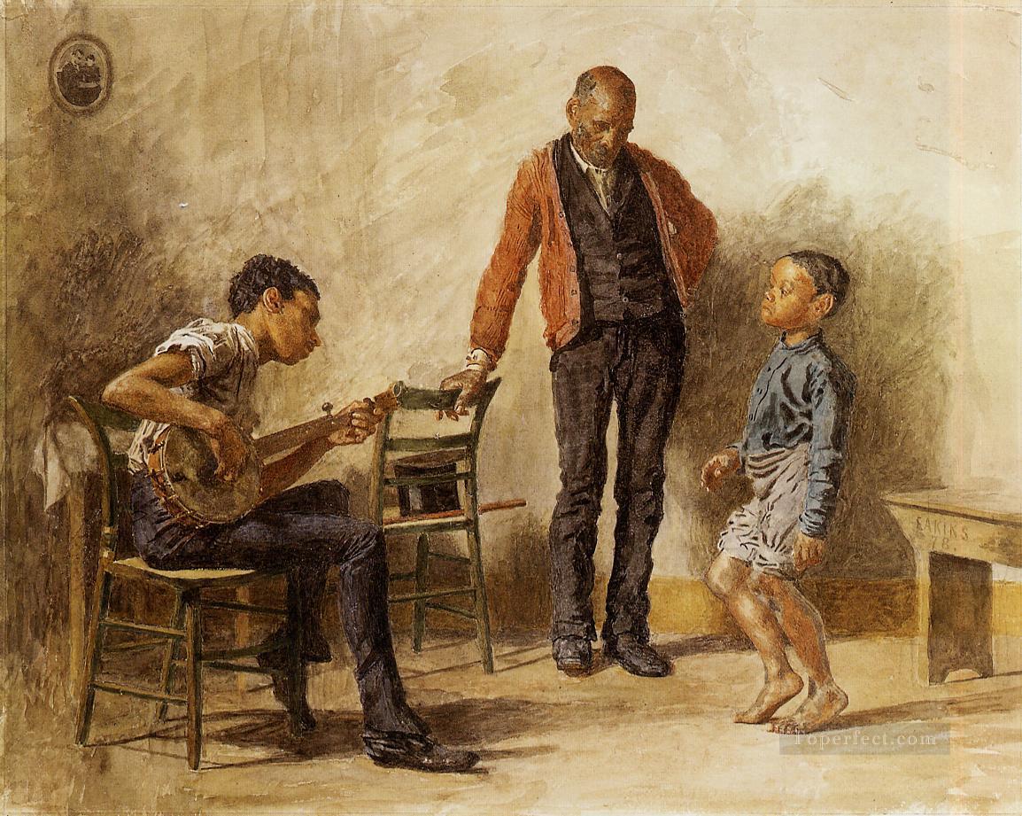 The Dancing Lesson Realism Thomas Eakins Oil Paintings